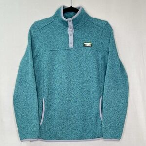 L.L. Bean Teal Cowl Neck Sweater